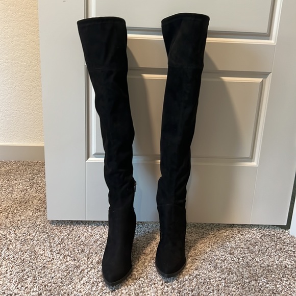 Marc Fisher over the knee black boots - Picture 2 of 3